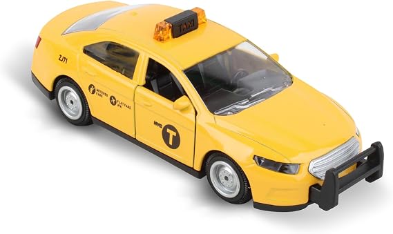 ModelToyCars NYC Taxi Pullback, Yellow - Daron NY56421-1/37 Scale Diecast Model Car