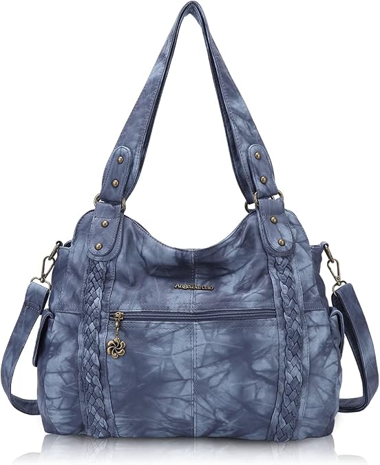 Angel Barcelo Purses for Women Soft PU Leather Shoulder Bag Crossbody Purse and Handbags