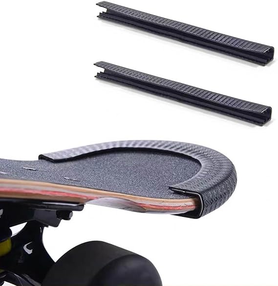 Skateboard Deck Guards, Bumper Strip for Longboard Nose Tail Edge Protector