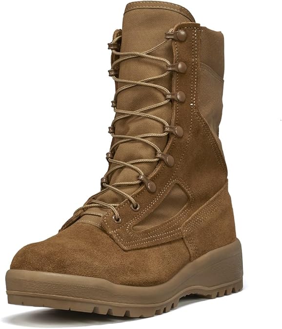 Belleville C300 ST 8" Steel Toe Military Boots for Men, AR 670-1 Compliant