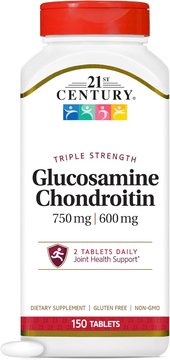 21st Century Glucosamine Chondroitin Triple Strength 750mg/600mg, 150ct