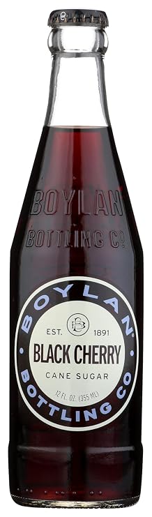 Boylan Bottling Co, Black Cherry Soda, 12 fl oz
