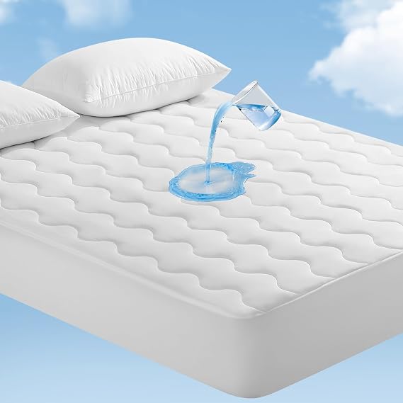 Elegear Waterproof Cooling Mattress Pad for Hot Sleeper, King