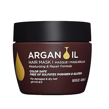 Luseta Curly Hair Mask 16.9 Oz, Smooth &amp; Moisturize, Deep Conditioning Treatment Anti-frizz &amp; Repair Split Ends for Wave Hair