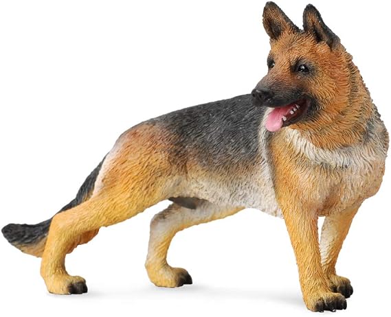 CollectA German Shepherd, 3.9"L x 2.7"H