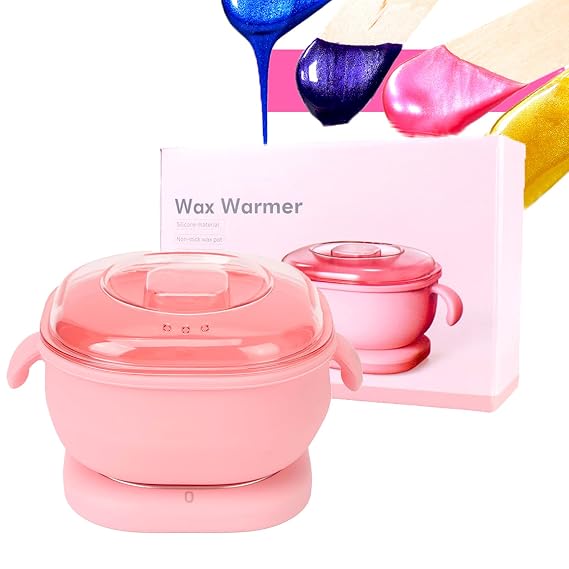 TARSHYRY 400ml Electric Hot Wax Warmer Machine for Hair Removal, Portable Silicone Wax Warmer, Waxing Kit & Pot Liner Wax Heater for Eyebrow,Legs,Face (100W)