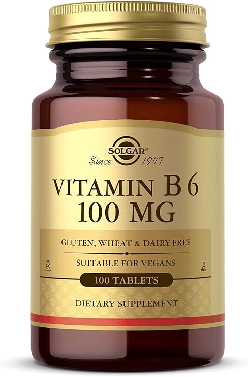 Vitamin B-6 100mg Solgar 100 Tabs