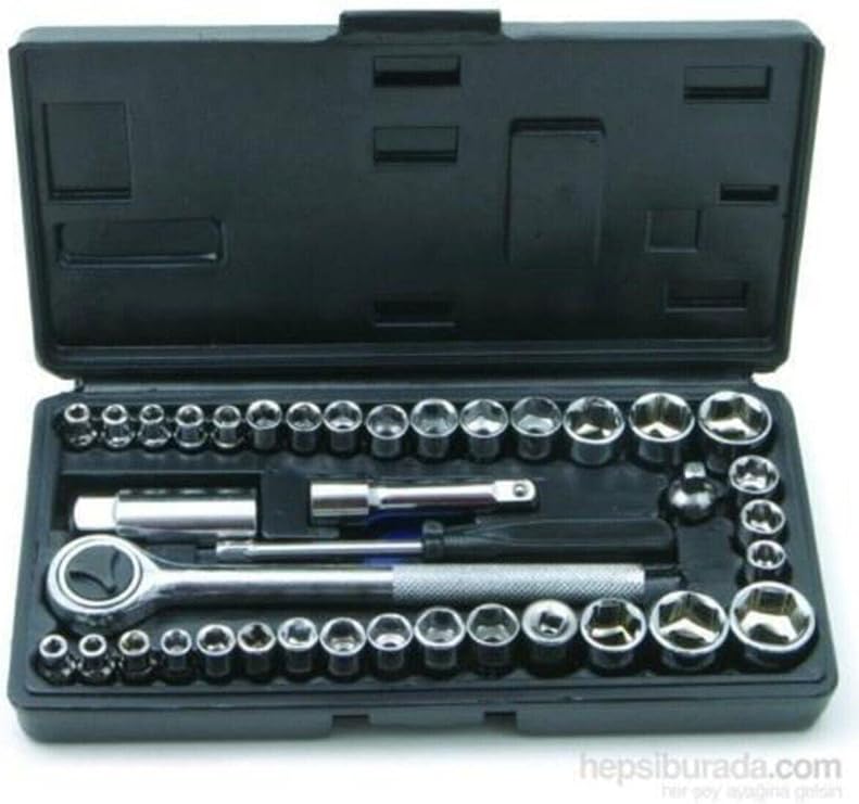 40 Piece Ratchet Lesbian Set with Gray Bag Ratchet Key Screwdriver Set 1410