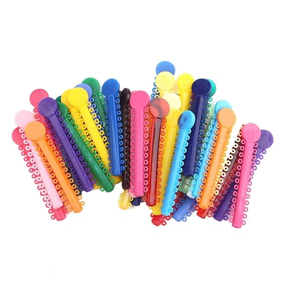 1040pcs Orthodontic Ligature Ties (Multicolor)