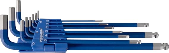 3613 Hex Ball Head Angle Pin Grinder 9 Pieces