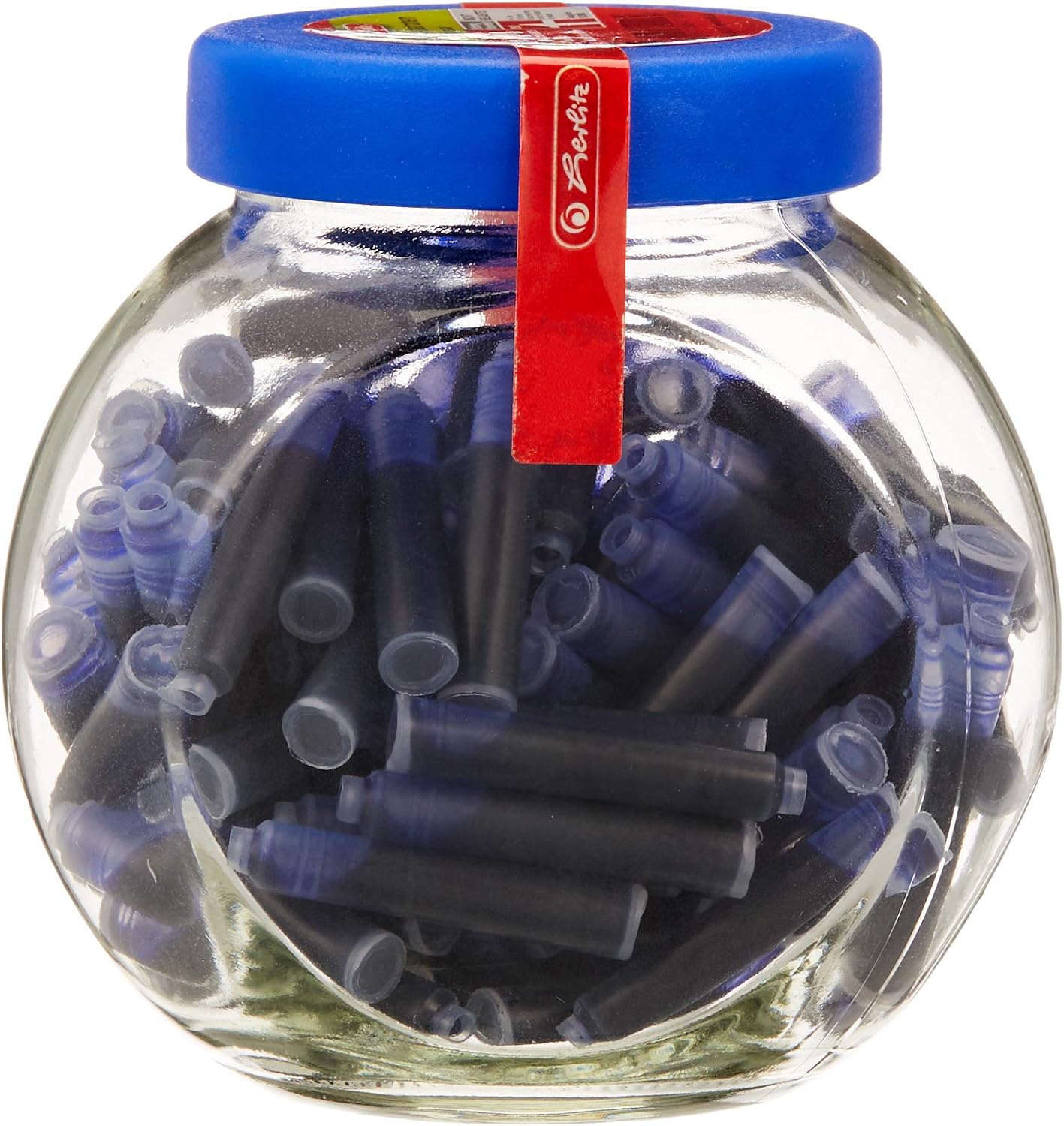 Herlitz Tintenpatronen Im Glas mit Schraubverschluß 100 Stück 100