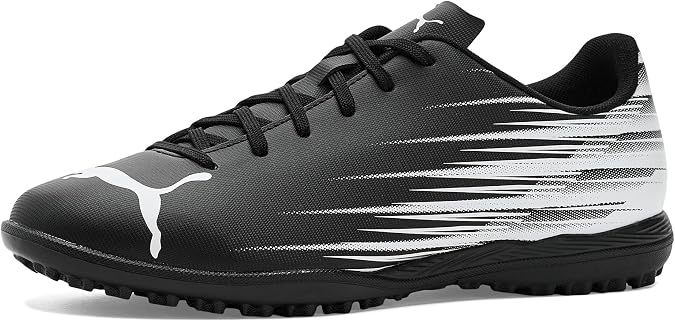 Puma Men's ATTACANTO Turf Trainer Soccer Cleat, Puma Black-Puma White, 7