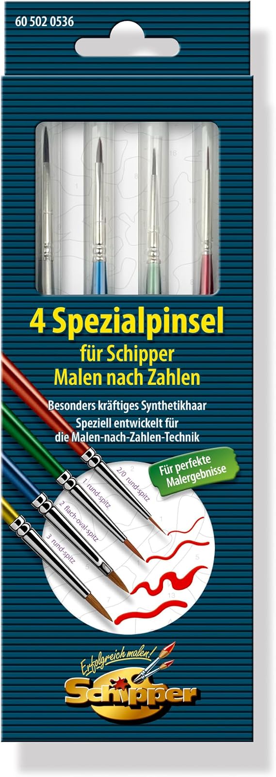 Schipper 605020536 4 Paint Brushes