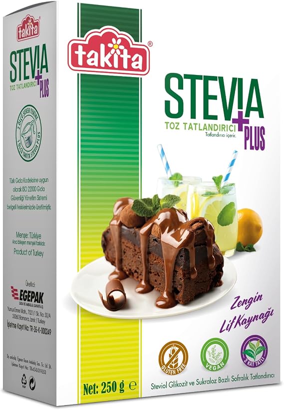 TAKİTA Stevia PLUS Toz Tatlandırıcı 250 gr