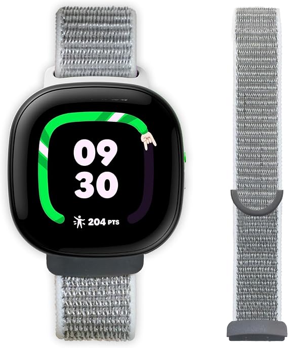 バンド Fitbit Ace LTEバンド対応 ソフトで耐久性のあるベルクロ、耐水性、通気性、スポーツ交換用ストラップ 1