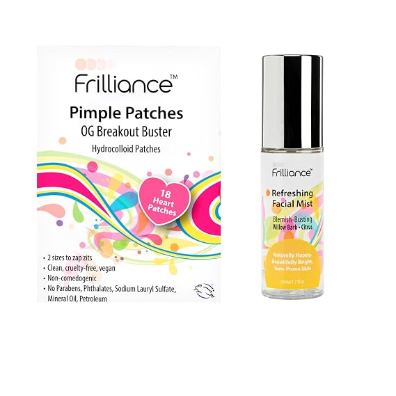 Frilliance Sooth Your Skin Bundle, Pimple Patches & Facial Mist