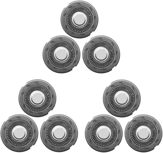 Electric Razor Blade,Compatible For Flyco FR8, Replacement Durable Anti-Rust Cleaner Shaving Shaver Head(9 pcs)