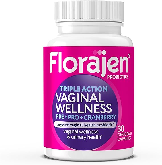 Florajen Womens Probiotic with Cranberry, 30 Capsules