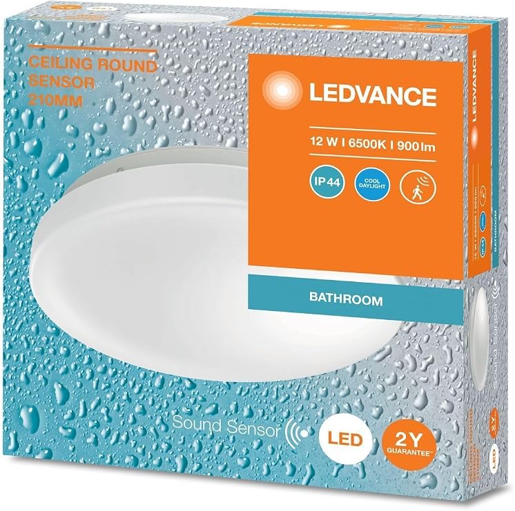 Ledvance Led Plafonyer 12w Ip44 Sari IŞik SensÖrlÜ