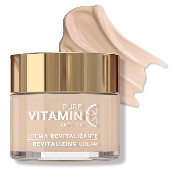 Noche Y Dia Vitamin C Face Cream - Hydrating, Lightweight, Non-Greasy Moisturizer for All Skin Types - Anti-Aging Formula for Fine Lines, Wrinkles & Even Skin Tone - 60mL (2.04 fl oz)
