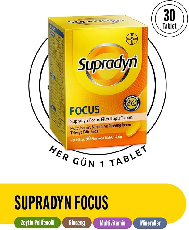 Supradyn Focus 30 Tablets