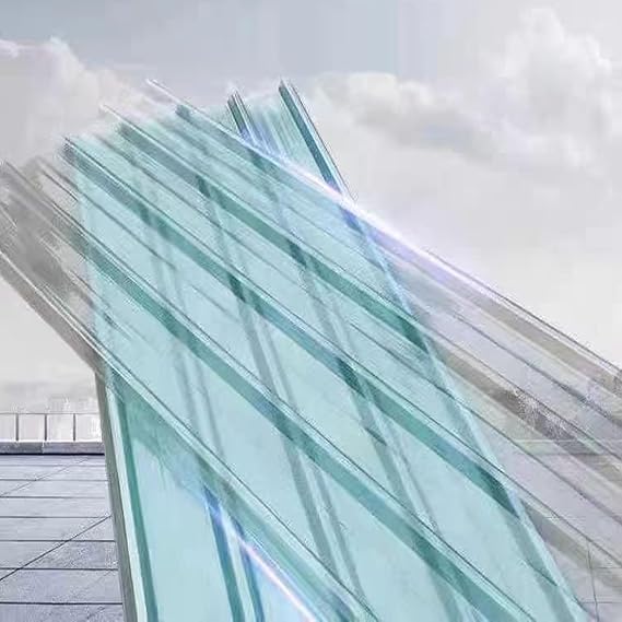 Clear Roofing Panel,Corrugated Roofing Sheets,FRP Daylighting Panels,Building Roof Cladding,UV Protection Transparent Rainproof Board,Roof Panels,for Garage Carport,1mm Thick,3/5/8/10 Pcs(10 Pcs,0.9x1