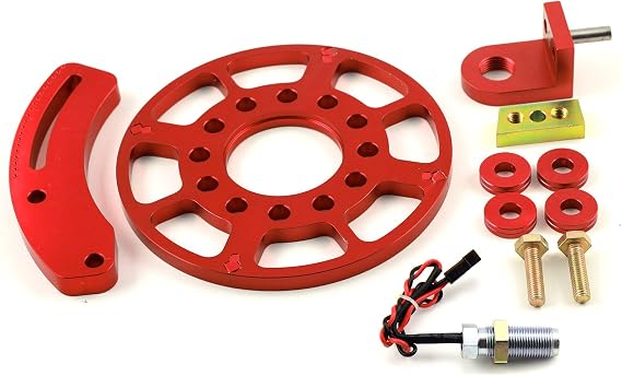 Speedmaster PCE680.1001 Compatible with Ford SB 289 302 351 Windsor 7" Aluminum Magnetic Crank Trigger Kit
