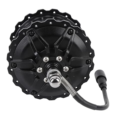 Asixxsix Electric Bike Hub Motor, 48V 1000W Aluminum Alloy Rear Drive with 11 Core Adapter Cable for Pedal Assist Bicycle Mountain Bike