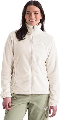 The North Face womens Osito Full Zip Fleece Jacket Standard & Plus Size - Soft & Lightweight Fleece, Secure Zip Pockets