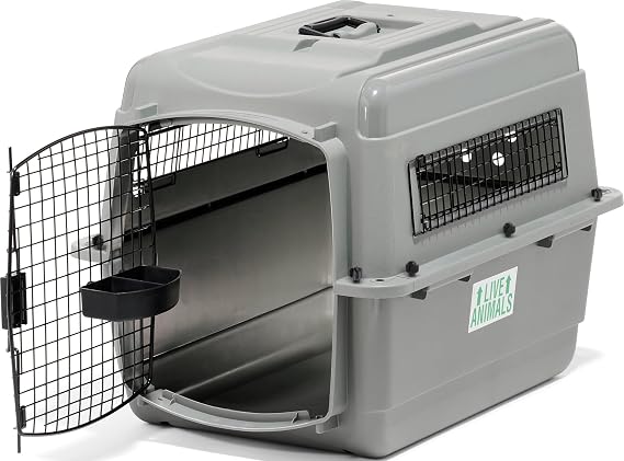 Petmate Sky Kennel for Air Travel, 28in Dog Crate for Pets 15 to 30lbs