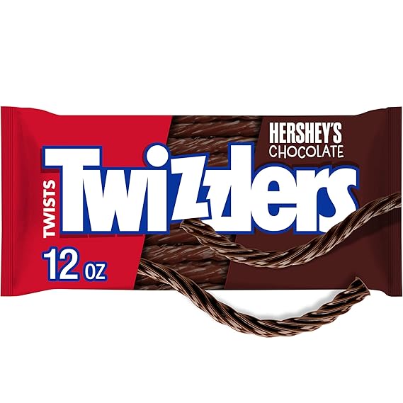 TWIZZLERS Twists, Chocolate Flavor 12-Ounce Bag
