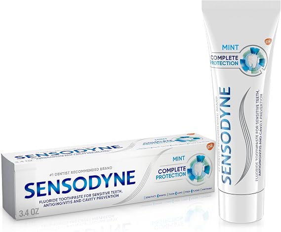 Sensodyne Complete Protection Sensitive Toothpaste for Sensitive Teeth - 3.4oz