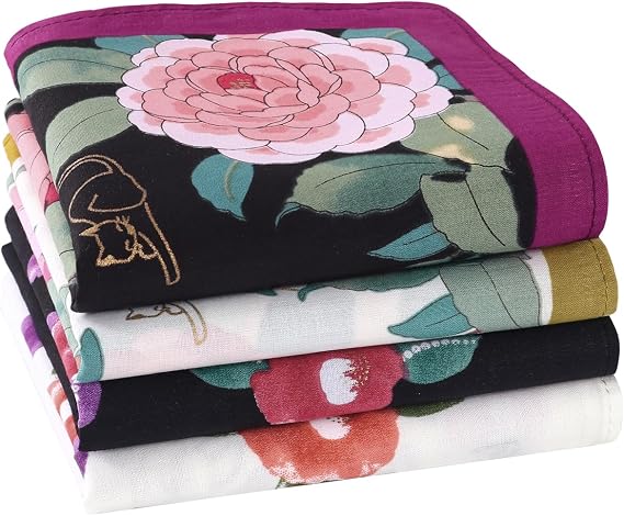 Handkerchiefs for Women, Cotton Vintage Womens Handkercheifs
