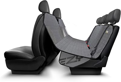 EzyDog Drive Dog Car Seat Cover for Back Seat - Water Resistant, Non-Slip Dog Car Hammock with Superior Comfortability and Safety - Easy to Install and Clean