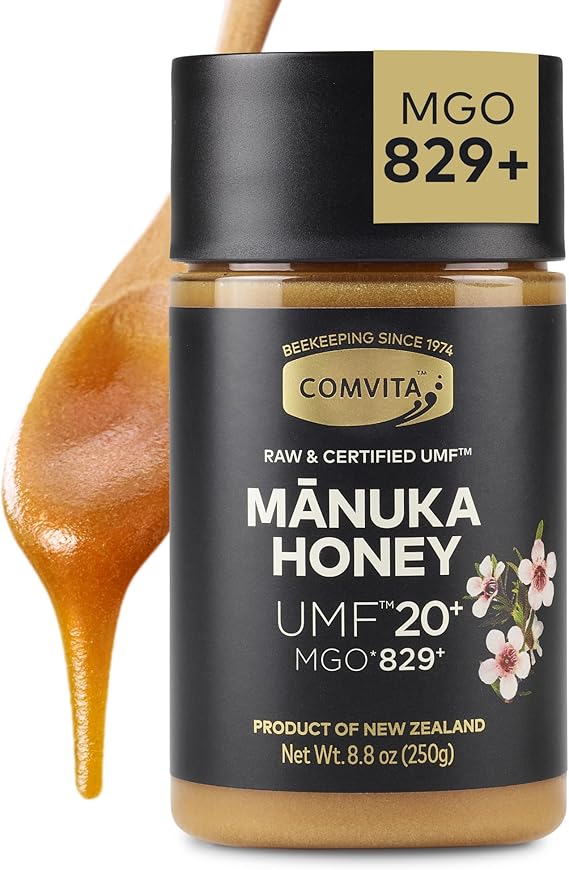 Comvita Manuka Honey UMF 20+ (MGO 829+) Pure, Unpasteurized - 250g (8.8 Oz)