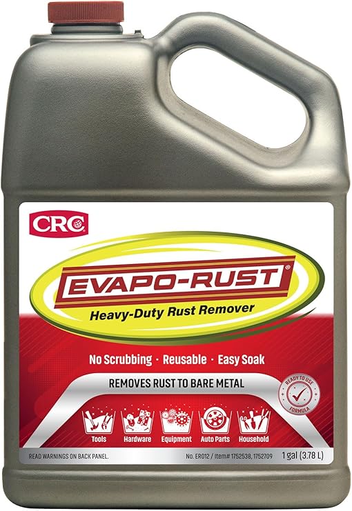 Evapo-Rust ER012 Heavy Duty 128 oz., Rust Remover for Auto Parts, Hardware, Antiques | Rust Removers and Chemicals