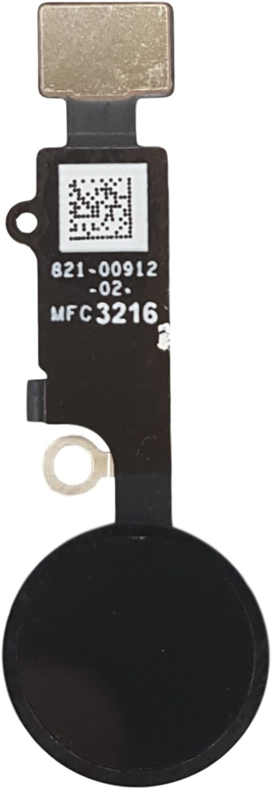 Smartex Homebutton Flex Cable compatible with iPhone 7 Plus - Black Home Button