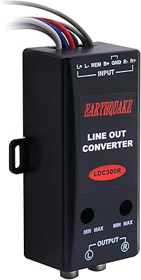 Earthquake Sound LOC300R 2-Channel Adjustable Line Output Converter Hi to Low