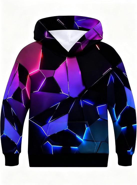 Boys Hoodies Graphic 3D Print Sweatshirt