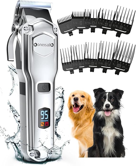 oneisall Dog Clippers for Grooming Thick Heavy Coats