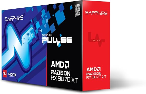 SAPPHIRE PULSE AMD RADEON™ RX 9070 XT GAMING 16GB DUAL HDMI/DUAL DP GPU Graphics Card