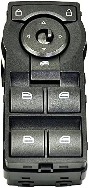 Car Power Window Control Switch for Holden VE for Commodore 2006 2007 2008 2009 2010 2012 2013 Window Master Switch 92225343 (Color: Black),Gray Electric Window Lifting Switch Button
