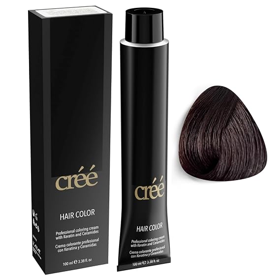 Cree Professional 5.91 - Light Ice Chesnut Permanent Hair Color - Long Lasting, Rich Vibrant - Gray Coverage 100ml - 3.4 fl.oz.