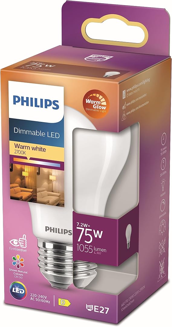 Philips LED classic 75W A60 E27 FR WGD90 SRT4 [Enerji Sınıfı A]