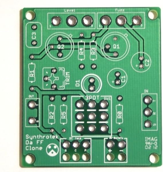 Arbiter Fuzz Face Clone Guitar Pedal PCB
