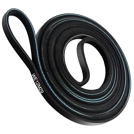 WE12M29 WE03X29897 WE12X21574 Dryer Drum Drive Belt by Blutoget Replace WE12M22 137292700 WE120122 AP4565702 134163500 - Fit for GE Hotpoint Dryers Gtd33eask0ww Gtd42easj2ww (89-1/2 Inches Length)