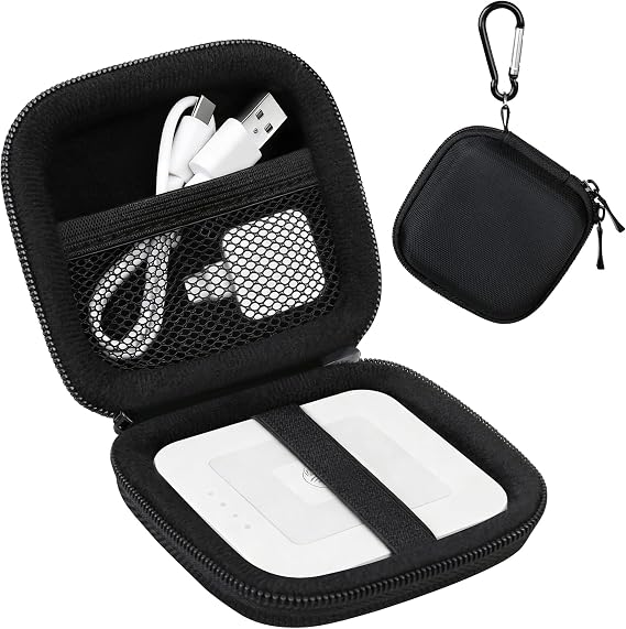 Lacdo Case for Square Card Reader, Chip Card Reader Scanner Case for Square Reader for contactless and chip (2nd Generation) Hard Carrying Bag Holder for Apple Pay, Black