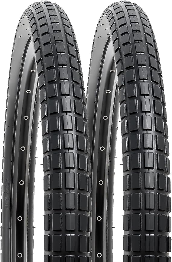 YUNSCM 26" Bike Tires 26 x 2.125 57-559 Cruiser Bike Tires Fit for Commuter, City, Hybrid Road Bike 26x2.125 26x2.15 Bicycle Tires 2-PCS (Y-677)