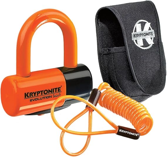 Kryptonite Series 4 Bicycle Disc Lock Premium Pack Bike Lock