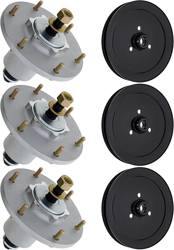 8TEN Deck Spindle Kit for Exmark 103-6384-S 116-3344 116-1377 3 Pack